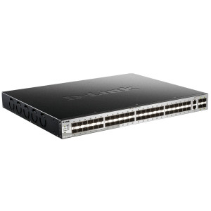 D-Link DGS-3130-54S 54-Port Gigabit Lite L3 Managed Switch, 48x SFP ports, 2x 10GBASE-T and 4x 10G SFP+